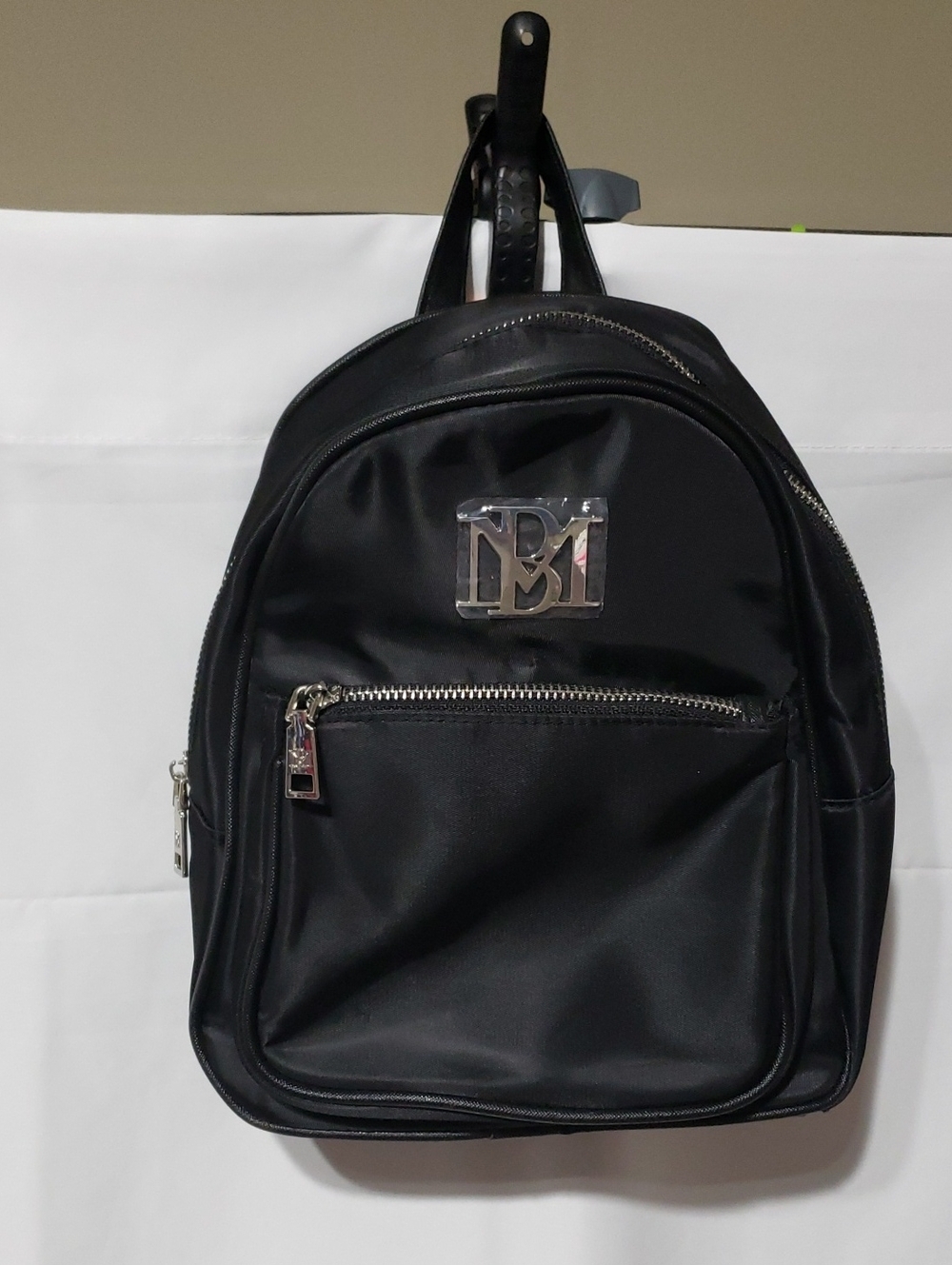NWT Badgley Mischka Black Mini Nylon Backpack